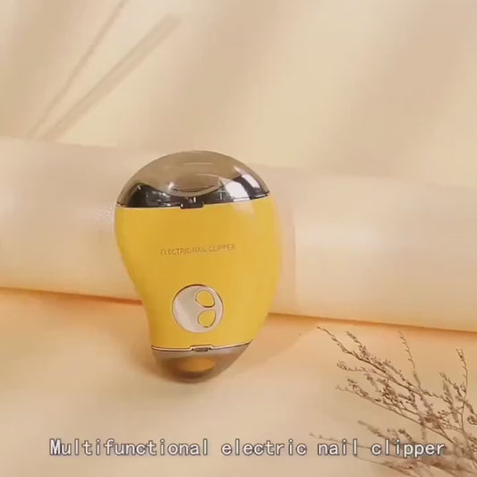 Electric Nail Clipper and File - 2-in-1 Rechargeable Nail Trimmer with Grinder for Men and Women