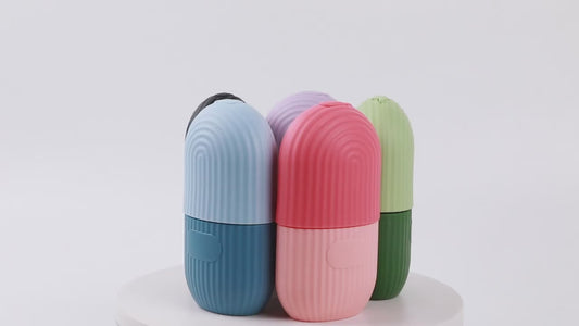 1pc Striped Ice Roller for Face