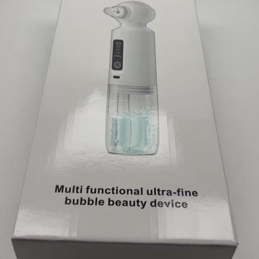 Pore Vacuum Cleaner with Heat - 6-in-1 Blackhead Remover, USB Rechargeable Facial Device with Constant 46°C Heating